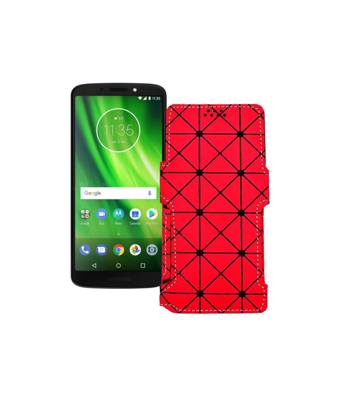 Чохол-книжка з екошкіри для телефону Motorola Moto G6 Play (xt1922)