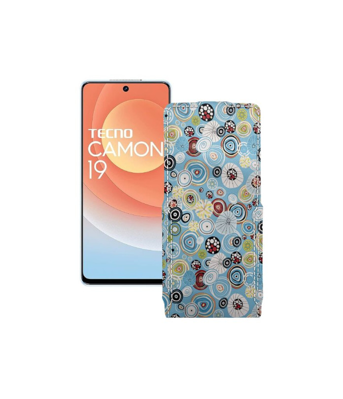 Чохол-флип з екошкіри для телефону Tecno Camon 19 Pro