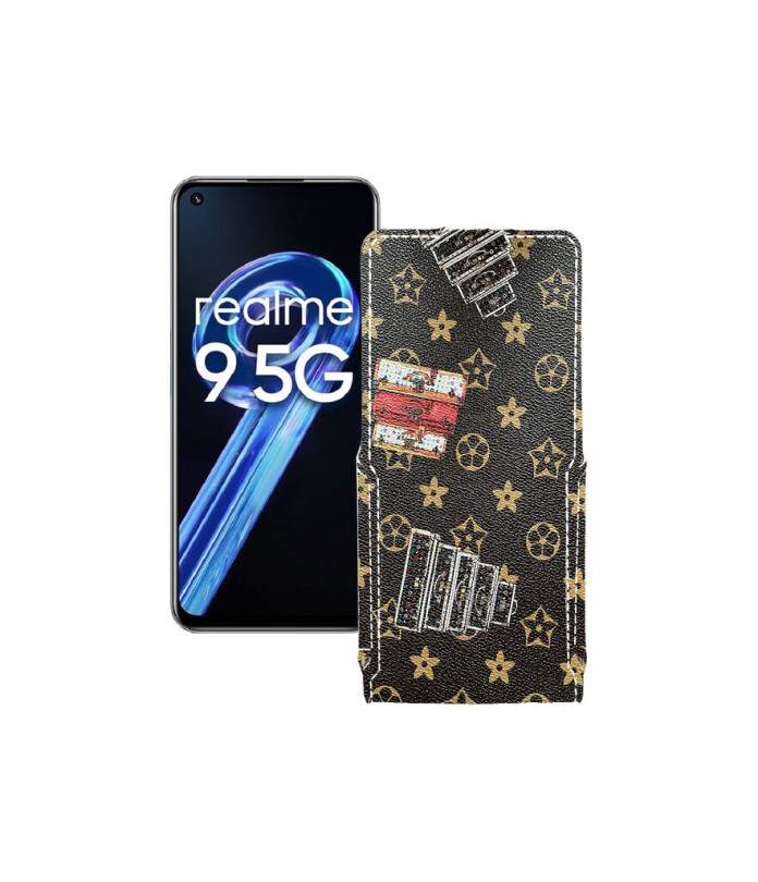 Чохол-флип з екошкіри для телефону Realme 9 5G