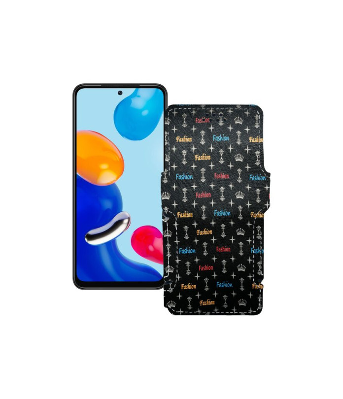 Чохол-книжка з екошкіри для телефону Xiaomi Redmi Note 11