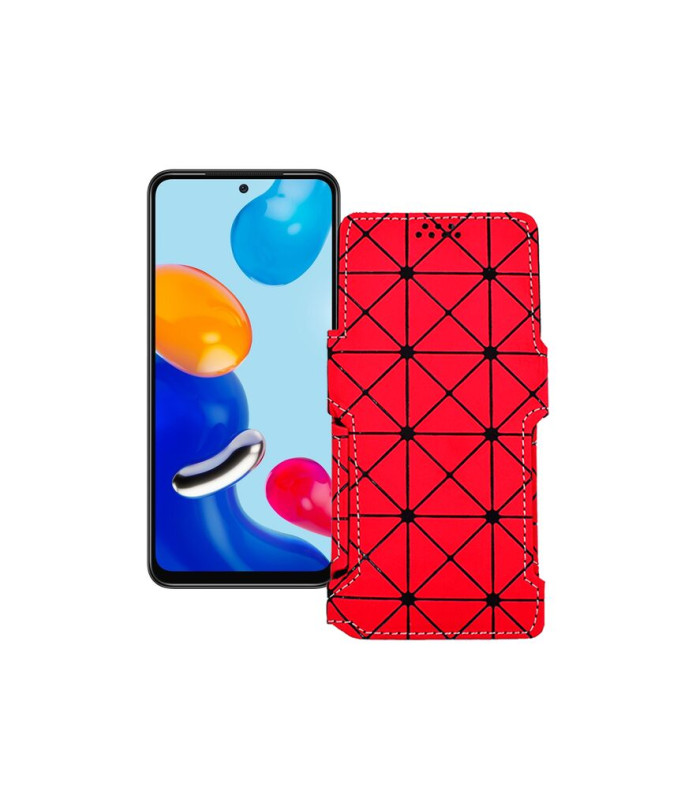 Чохол-книжка з екошкіри для телефону Xiaomi Redmi Note 11