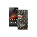 Чохол-флип з екошкіри для телефону Sony Xperia Z C6603