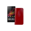 Портмоне з шкіри для телефону Sony Xperia Z C6603