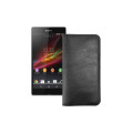 Портмоне з шкіри для телефону Sony Xperia Z C6603