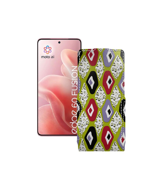 Чохол-флип з екошкіри для телефону Motorola Edge 60