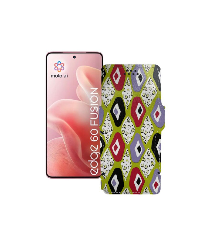 Чохол-книжка з екошкіри для телефону Motorola Edge 60