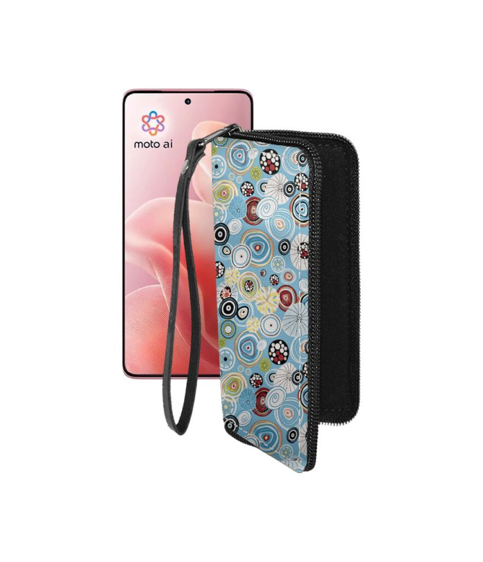 Чохол-гаманець з екошкіри для телефону Motorola Edge 60