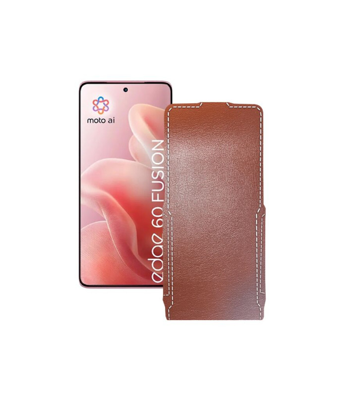 Чохол-флип з екошкіри для телефону Motorola Edge 60