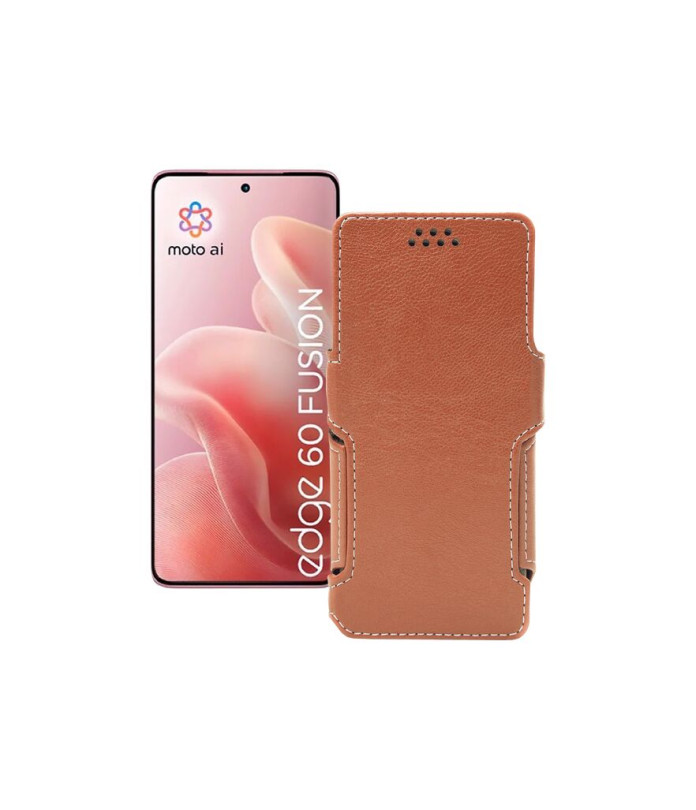 Чохол-книжка з екошкіри для телефону Motorola Edge 60