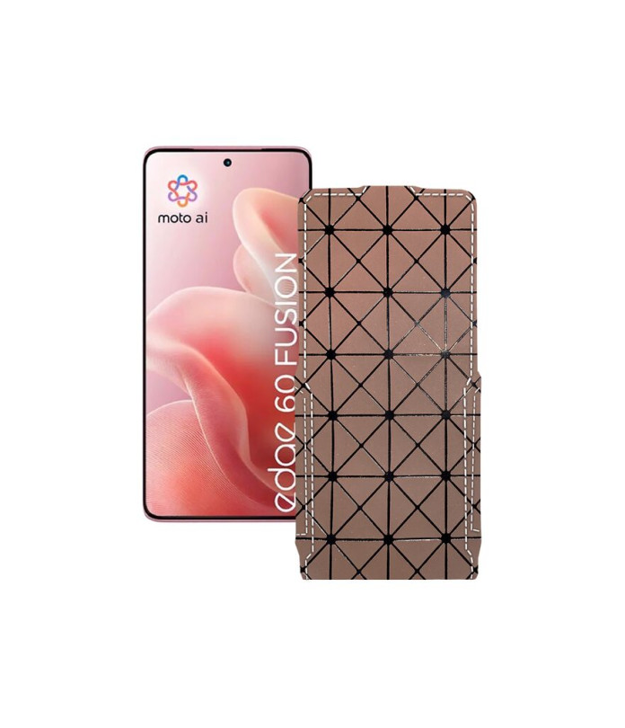 Чохол-флип з екошкіри для телефону Motorola Edge 60