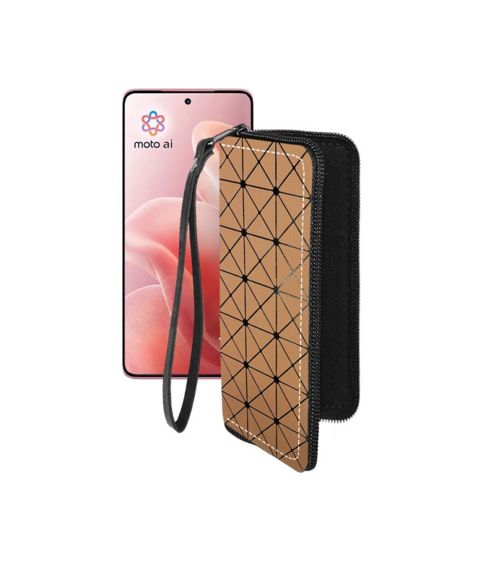 Чохол-гаманець з екошкіри для телефону Motorola Edge 60