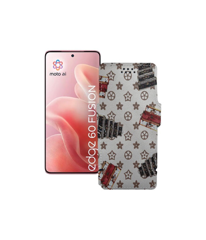 Чохол-книжка з екошкіри для телефону Motorola Edge 60