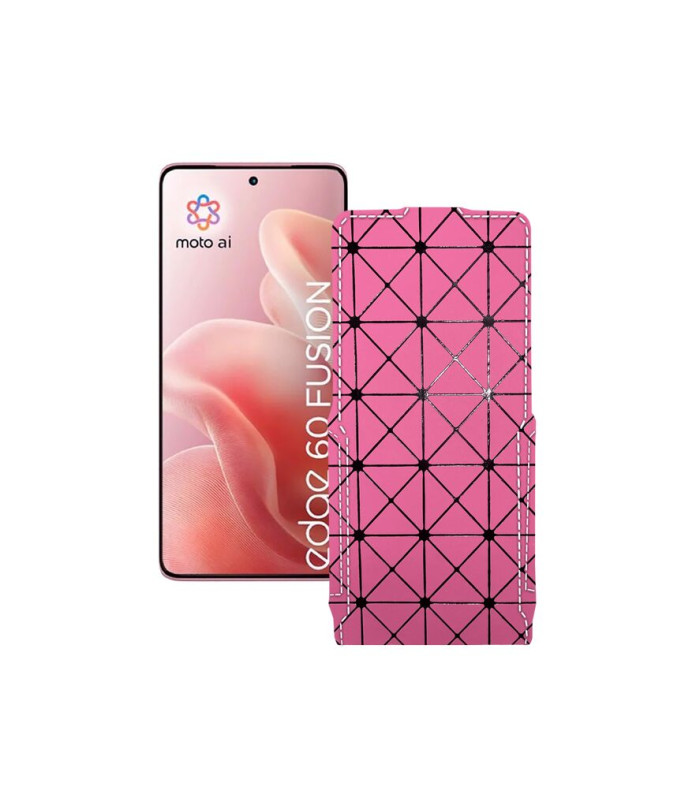 Чохол-флип з екошкіри для телефону Motorola Edge 60