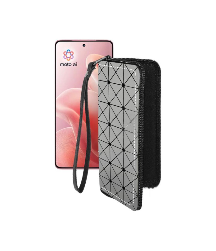Чохол-гаманець з екошкіри для телефону Motorola Edge 60