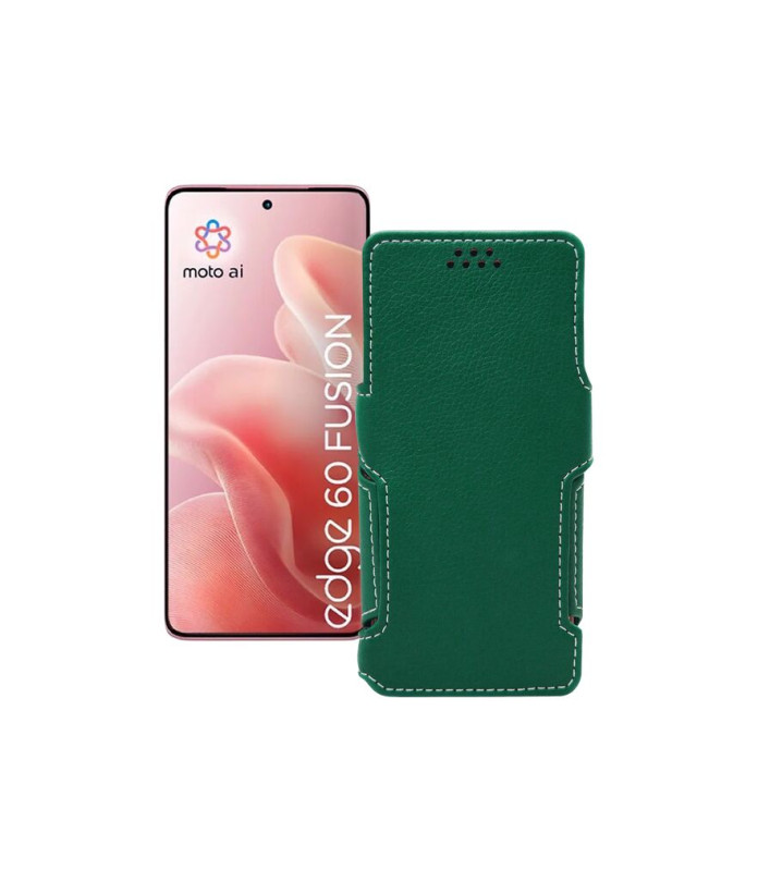 Чохол-книжка з екошкіри для телефону Motorola Edge 60