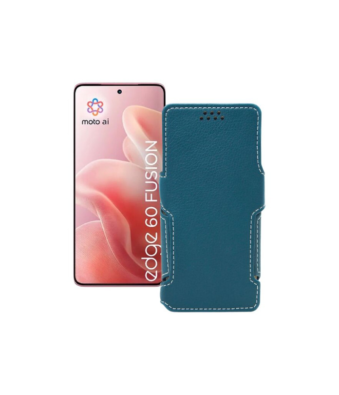 Чохол-книжка з екошкіри для телефону Motorola Edge 60