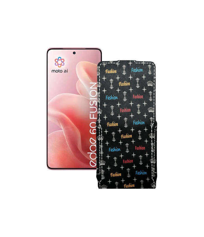 Чохол-флип з екошкіри для телефону Motorola Edge 60