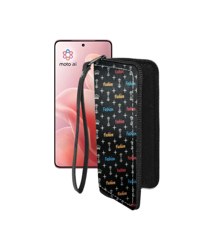Чохол-гаманець з екошкіри для телефону Motorola Edge 60