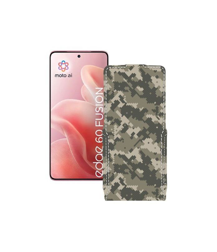 Чохол-флип з екошкіри для телефону Motorola Edge 60