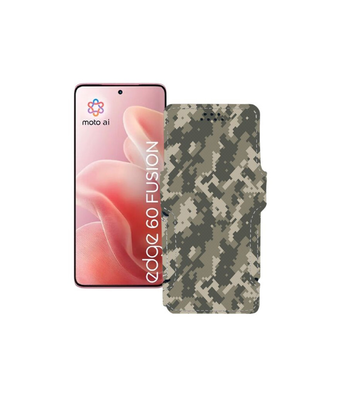 Чохол-книжка з екошкіри для телефону Motorola Edge 60