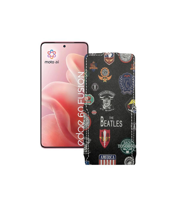 Чохол-флип з екошкіри для телефону Motorola Edge 60