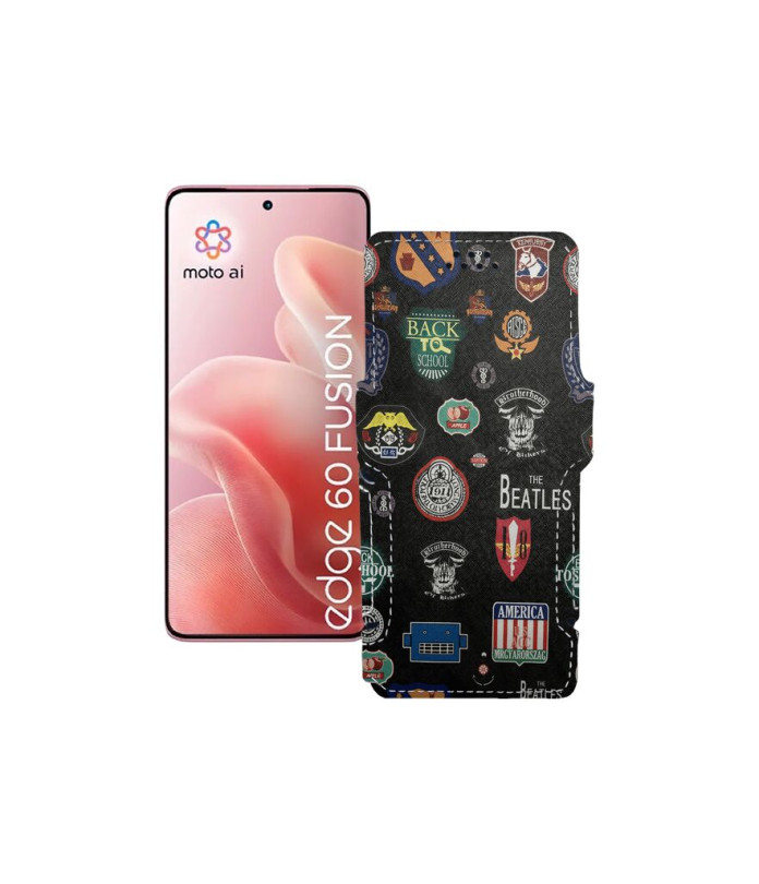 Чохол-книжка з екошкіри для телефону Motorola Edge 60