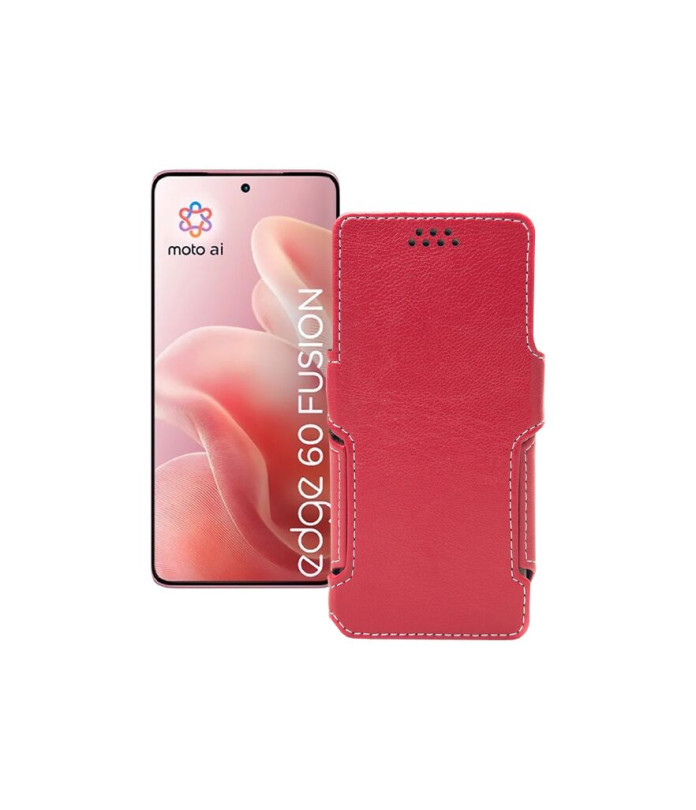 Чохол-книжка з екошкіри для телефону Motorola Edge 60