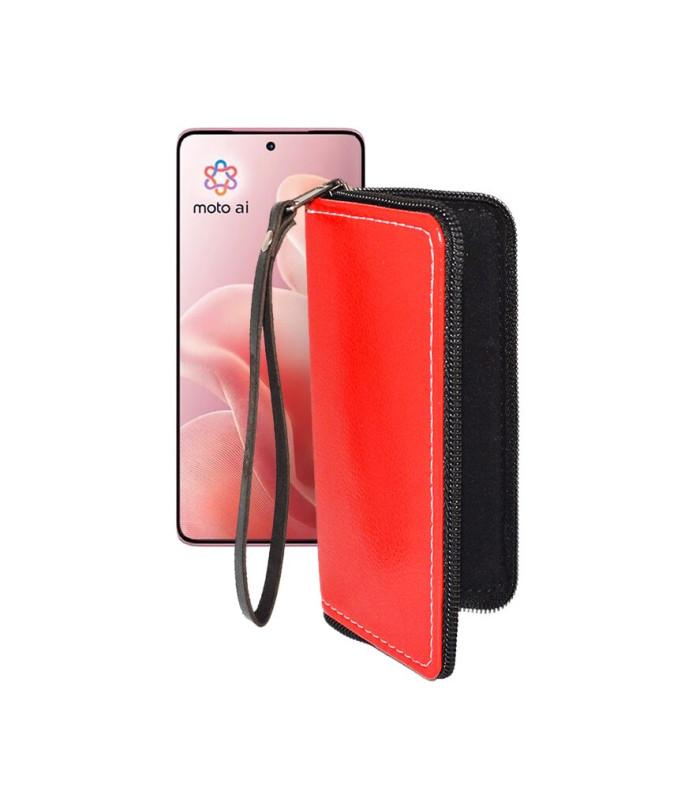 Чохол-гаманець з екошкіри для телефону Motorola Edge 60