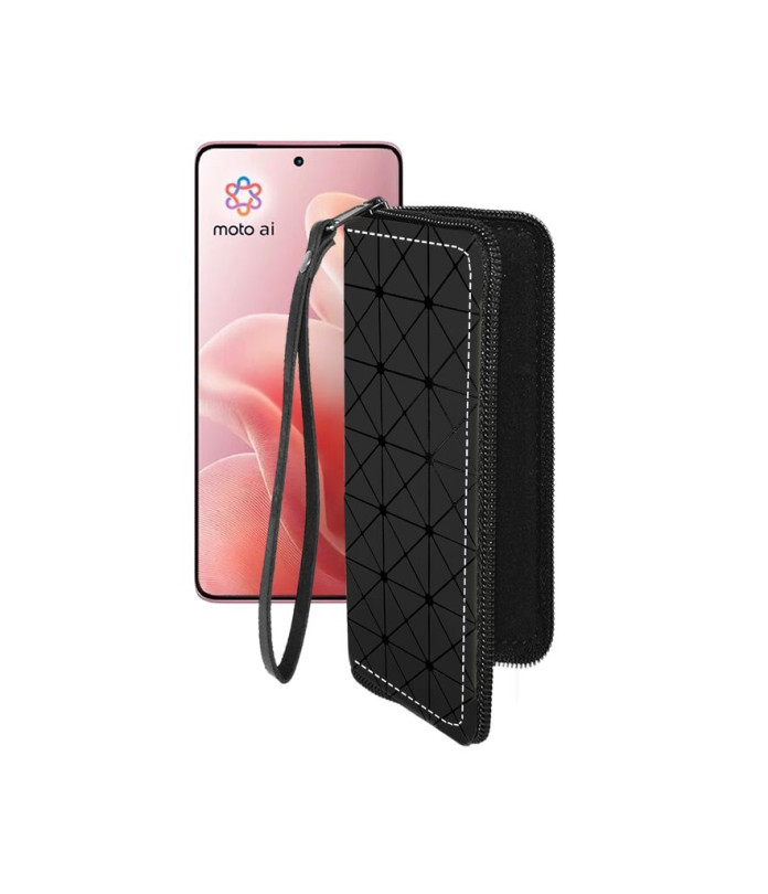 Чохол-гаманець з екошкіри для телефону Motorola Edge 60