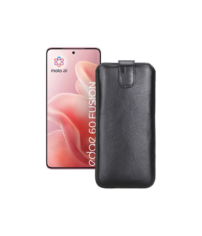 Витяжка з екошкіри для телефону Motorola Edge 60