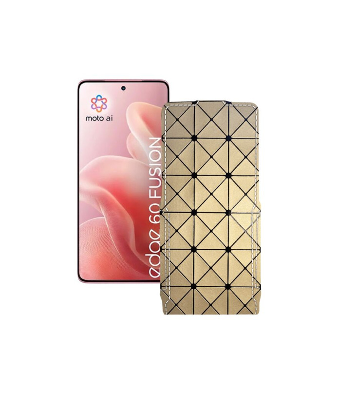 Чохол-флип з екошкіри для телефону Motorola Edge 60