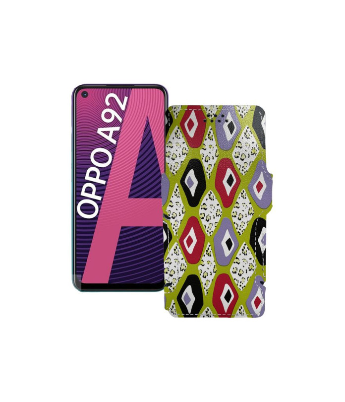 Чохол-книжка з екошкіри для телефону OPPO A92