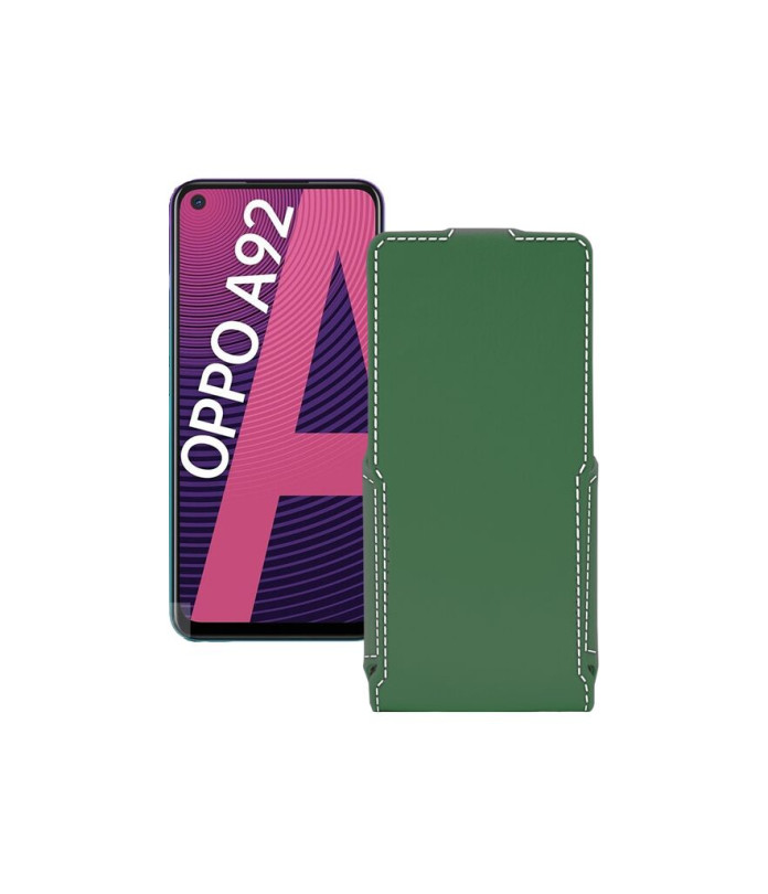 Чохол-флип з екошкіри для телефону OPPO A92