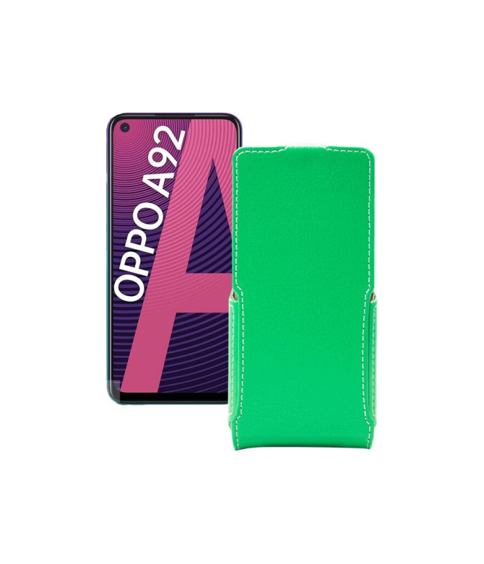 Чохол-флип з екошкіри для телефону OPPO A92