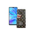 Чохол-флип з екошкіри для телефону Huawei nova 4e