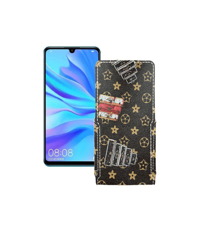 Чохол-флип з екошкіри для телефону Huawei nova 4e