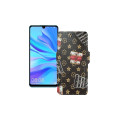 Чохол-книжка з екошкіри для телефону Huawei nova 4e