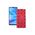 Чохол-флип з екошкіри для телефону Huawei nova 4e