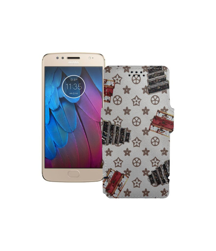 Чохол-книжка з екошкіри для телефону Motorola Moto G5s Plus (xt1805)