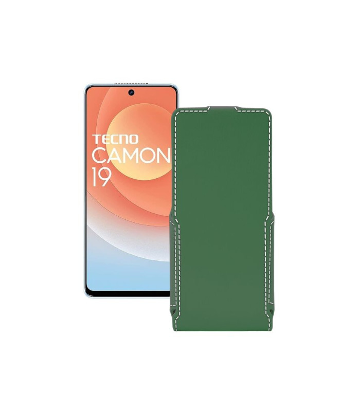 Чохол-флип з екошкіри для телефону Tecno Camon 19