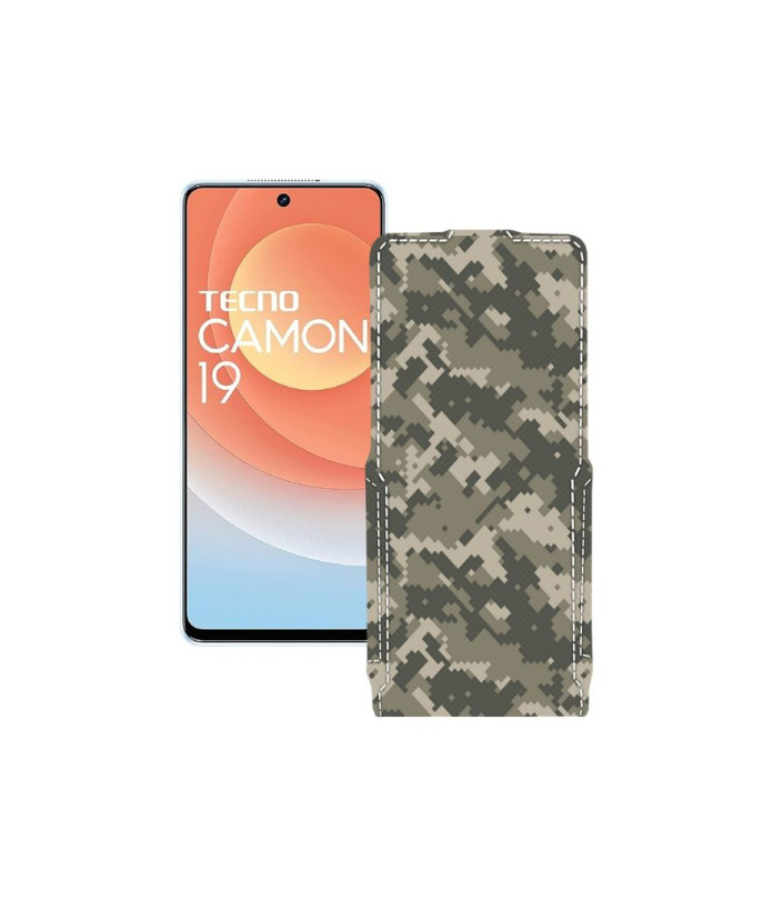 Чохол-флип з екошкіри для телефону Tecno Camon 19