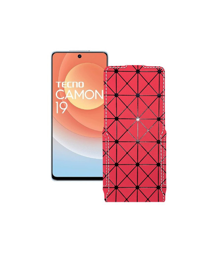 Чохол-флип з екошкіри для телефону Tecno Camon 19