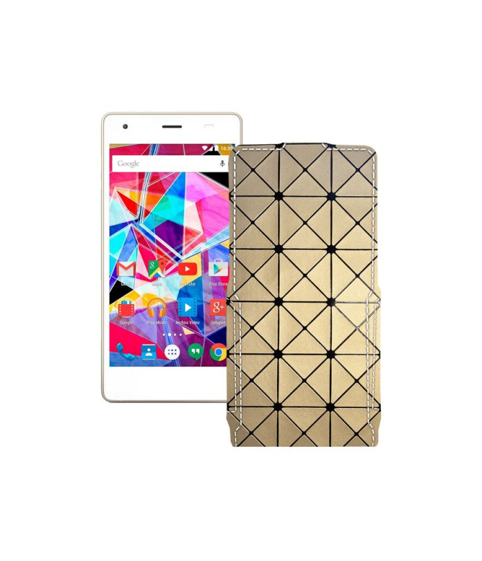 Чохол-флип з екошкіри для телефону Archos Diamond S