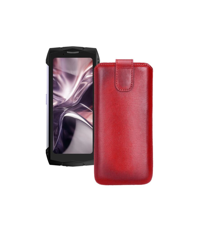 Витяжка з екошкіри для телефону Doogee S mini