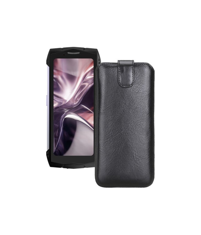 Витяжка з екошкіри для телефону Doogee S mini