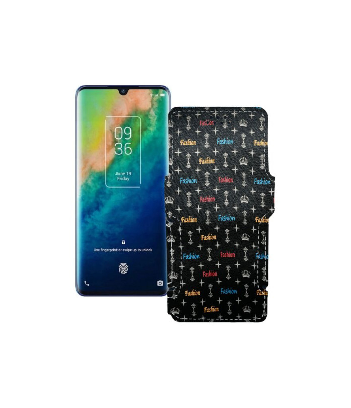 Чохол-книжка з екошкіри для телефону TCL 10 Pro