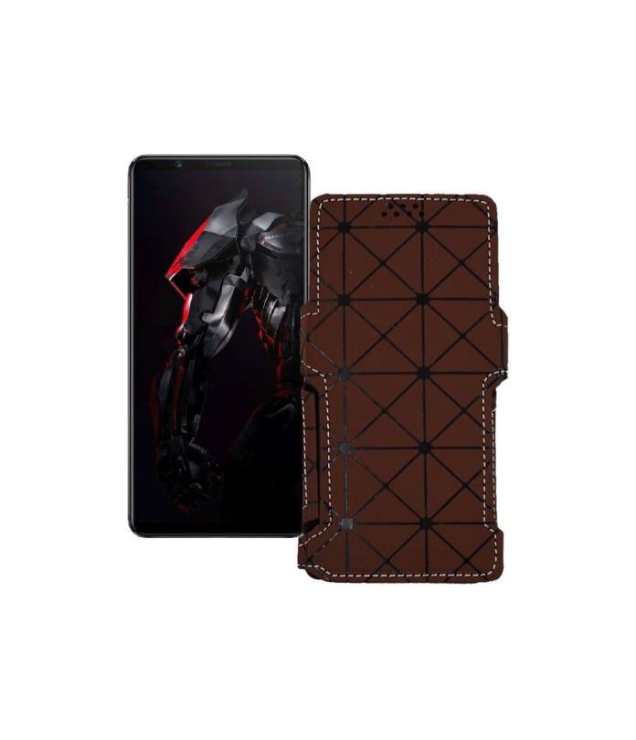 Чохол-книжка з екошкіри для телефону ZTE Nubia Red Magic Mars