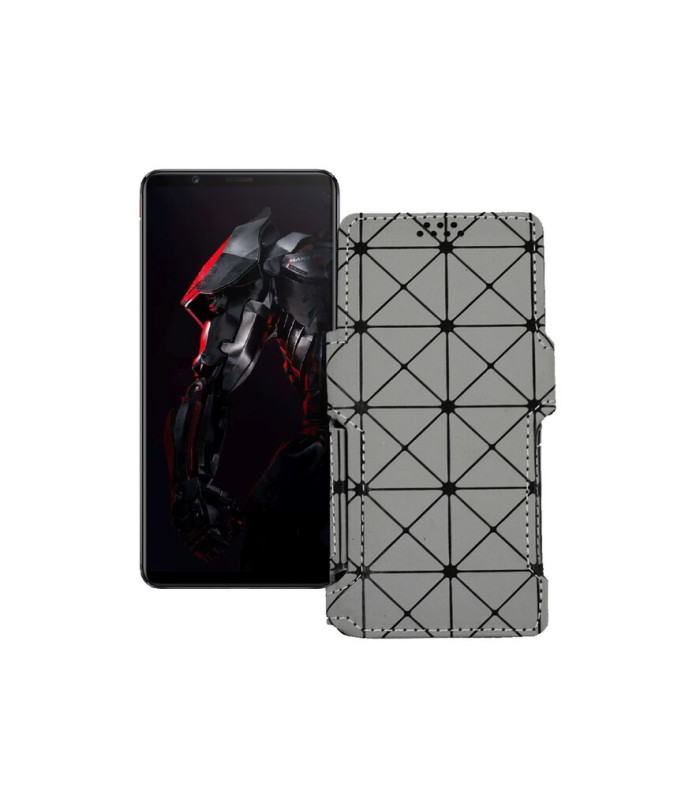 Чохол-книжка з екошкіри для телефону ZTE Nubia Red Magic Mars