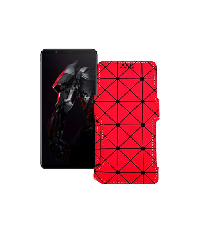 Чохол-книжка з екошкіри для телефону ZTE Nubia Red Magic Mars