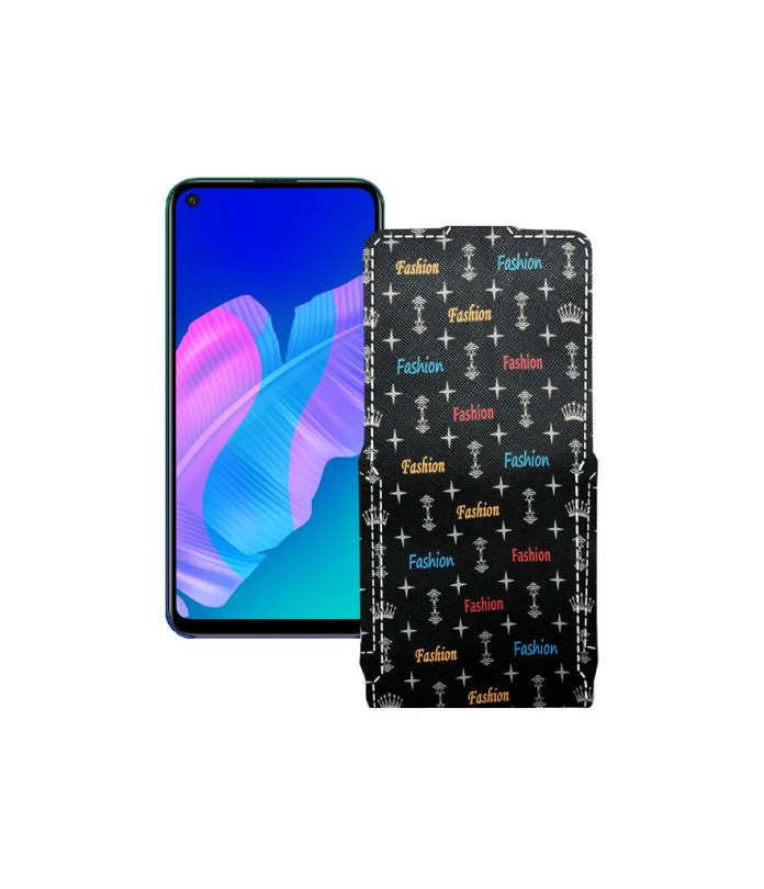 Чохол-флип з екошкіри для телефону Huawei P40 lite E